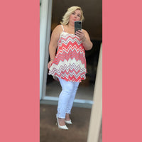 Loose fitting crocheted strappy cami vest / top