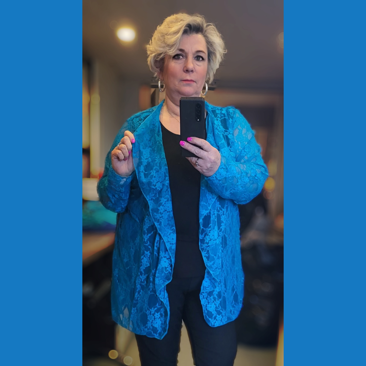 Long sleeve waterfall sales cardigan