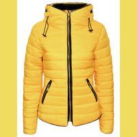 Padded Coat with large collar or hood - plus sizes too