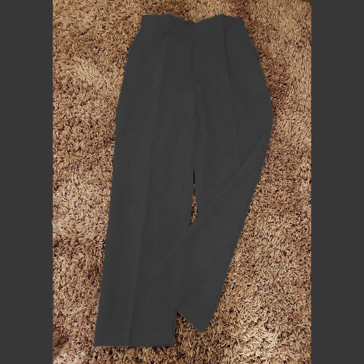 Straight Leg Trousers 1/2 elastic waist and side pockets - PETITE