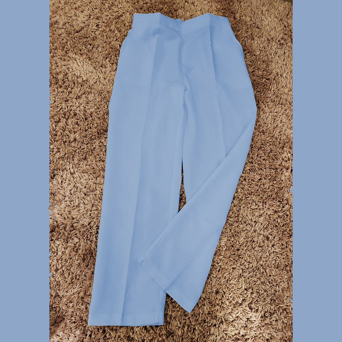 Straight Leg Trousers 1/2 elastic waist and side pockets - PETITE