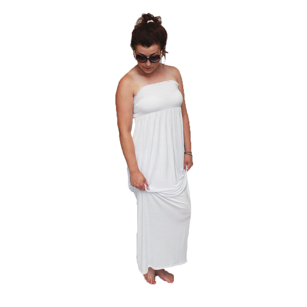 ROCKTHOSECURVES STRAPLESS BOOB TUBE MAXI DRESS